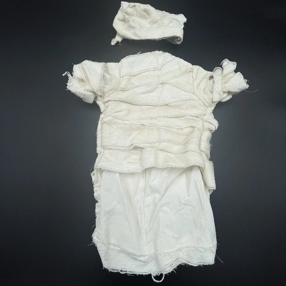Vintage Mummy‎ Costume Outfit Gauze Wrap Fits Teddy Bear or Large Doll